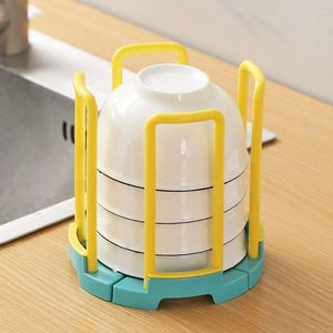 Keukenopslaggerechtrek filter multifunctionele kleine kom houder huishoudelijke benodigdheden afvoergerei