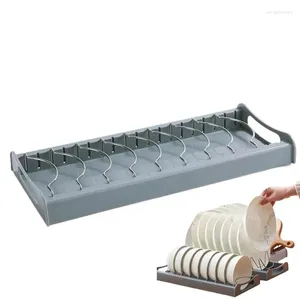 Rack de vaisselle de rangement de cuisine pour l'organisateur de séchage à la plaque de comptoir