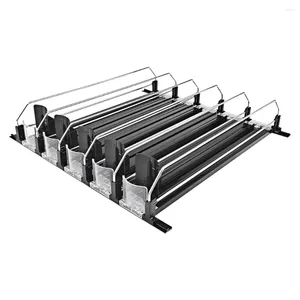 Organizador de la bebida de almacenamiento de cocina Organizador de refrigerador Glide Rack ForReplenishmenment Automatic Can Banking Machine Dispenser Dispensador