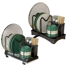 Racks de séchage de rangement de cuisine pour plats Portable Plaber Préporteur Réutilisable Drain de comptoir de grande envergure