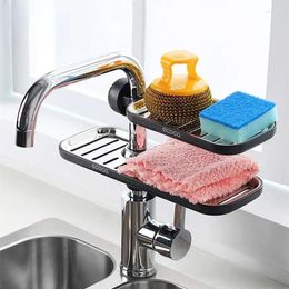 Storage de cuisine Ecoco robinet éponge Savon de drainage Évier à vaisselle réglable Drain Drain Holder ACCESSOIRES ACCESSOIRES