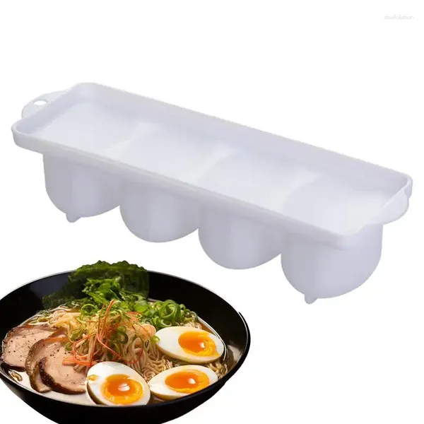 Boîte à œufs de rangement de cuisine, organisateur de plateau Portable, conception à 4 grilles, réfrigérateur, accessoires de cuisine pratiques, Gadget