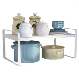 Rangement de cuisine Storage à micro-ondes à micro-ondes Rack de garde-manger Organisateur armoire de comptoir Stand Stand Table Vole du support de vaisselle Séchage