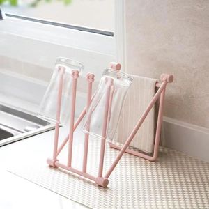 Keuken opslag vouwbaar plastic handdoek rek gootsteen vodden tafel top huishoudelijke gereedschappen