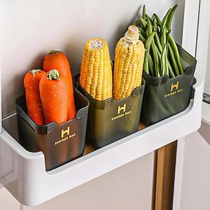 Keukenopslag koelkast organisatoren toiletartikelen houder koelkast groentecontainer multifunctionele bakken pantry doos huishouden accessoires