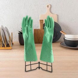 Porte-gants de rangement de cuisine, Support pliable en métal, Support Vertical pour sécher les torchons