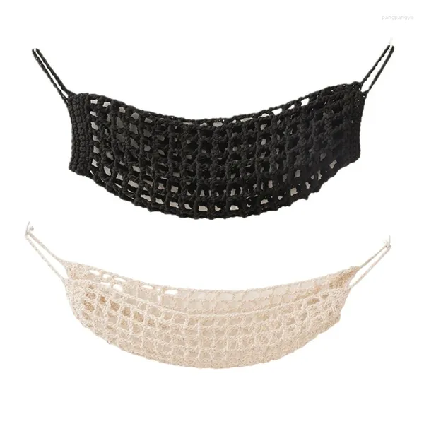 Storage de cuisine H55A Panier suspendu à la main à la main Velles et récipient de fruits Toy Net Fashionable Functional Tool