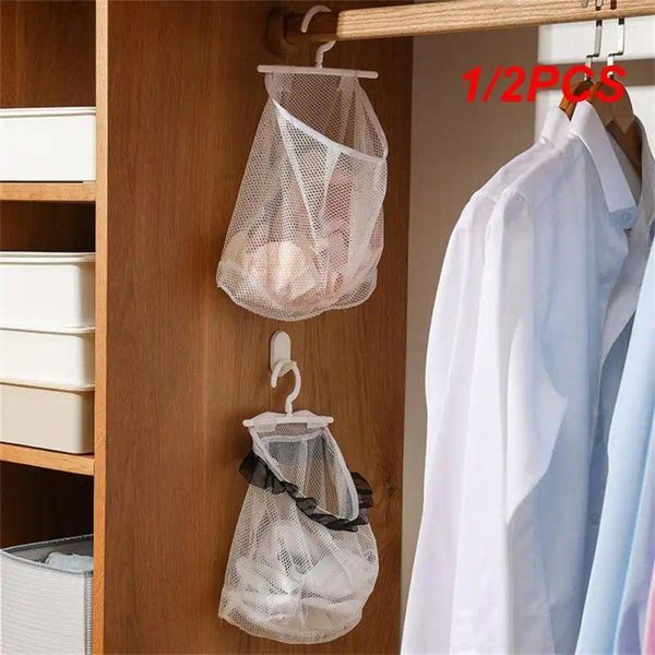 Calcetines de ropa de bolsa de almacenamiento de cocina calcetines de ropa plegable bolsas de colgilla de colgilla para el vestuario de bolsillo para la red