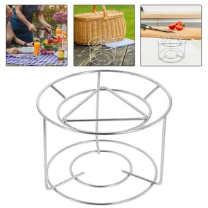 Cuisine rangement plaque de cuisson cuisinière support ustensiles béquille Camping randonnée brûleur acier inoxydable métal