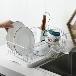 Cuisine rangement fer vaisselle égouttoir égouttoir panier armoire évier organisateur séchage étagère plaque