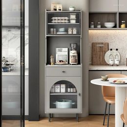 Cuisine Storage Italien Stone Plate Batchoir Armoire Salon Roard Mur Café Mur Small Apartment Micro-ondes Four