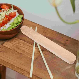 Almacenamiento de cocina Caja de palillo japonesa Chopsticks Portsticks Hogar útil Caduja Caderas Organizador de accesorios para el hogar Viajes
