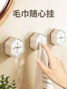 Keuken opslag Japanse handdoekekrek badkamer punch-vrij vodde hanghangstang wasstekker haak