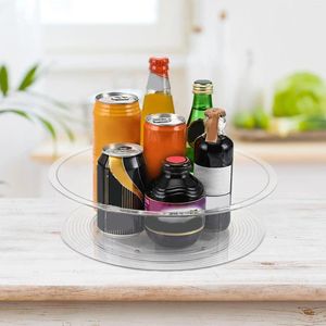 Keukenopslag Lazy Susans Turntable Tray 360 Rotatie Serving Organizer voor tafel Dressoir Koelkast Countertop Cabinet