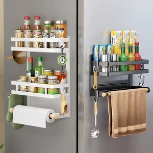 Cuisine Storage Magnétique Réfrigérateur Égardage de monture non-suivi Réfrigérateur Côté Cling Film Toule Broche