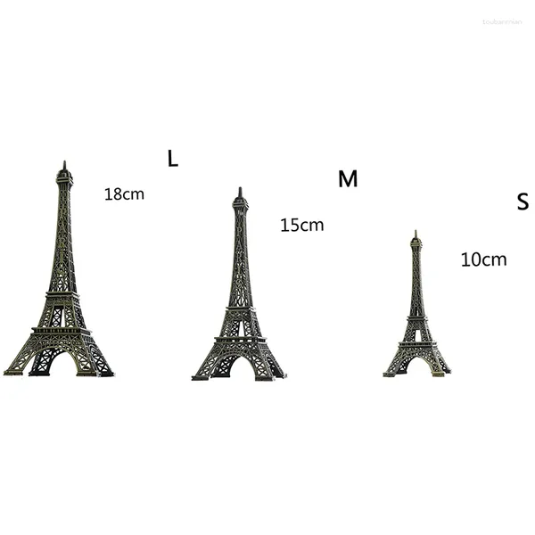 Cuisine Storage Mini Paris Eiffel Tower Model Bureau Figurine Figurine Statue Crafts Souvenir Alloy