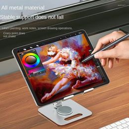 Keukenopslag Mobiele telefoon Tabletstandaard Desktop Pad Volledig metalen ondersteuning Opvouwbaar Luie leerspellen Entertainment Mensen