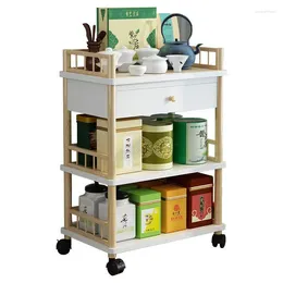 Cuisine Storage Multifonctionnel Small Beauty Salon Barbershop Special Mobile Instrument Rack Nail White Tool Cart