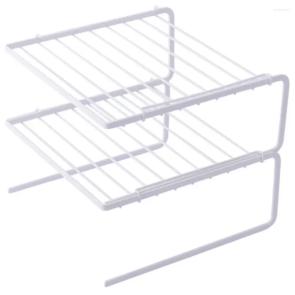 Almacenamiento de cocina estante multicapa cesta organizador de alambre estante de baño