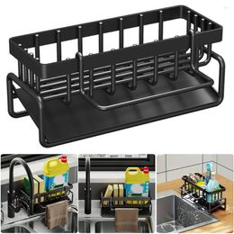 Storage de cuisine Multifinection sur l'évier Épargne Économiseur de panier Rustprower Dish Sponge Organizer Organisation de comptoir