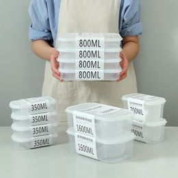 Organisation de stockage de cuisine Bac à légumes Réfrigérateur domestique En plastique Viande congelée Fruits Boîte scellée séparée Congélateur avec couvercle Accessoires de cuisine 230915