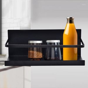 Keuken Opslag Organisatie Magnetische Koelkast Plank Side Mount Rack Multifunctionele Enkele Laag Organizer Metalen Koelkast Spice