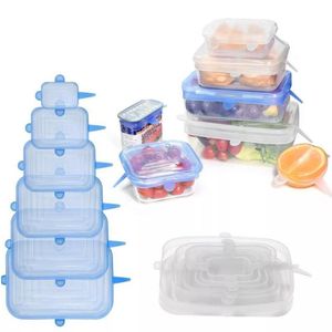 Organisation de rangement de cuisine couvercle en Silicone pratique couvercles extensibles bol universel couvercle de casserole casserole cuisson micro-ondes frais