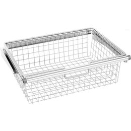 Organisation de stockage de cuisine Rubbermaid Configurations Panier de glissement pour placard der Der Sturdy Slide Out Titanium Drop Livrot Home DH6Y4