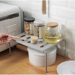 Keukenopslag Organisator Rack Dish Drainer Accessories Ruimte Saving Microwave Plank Home Closet