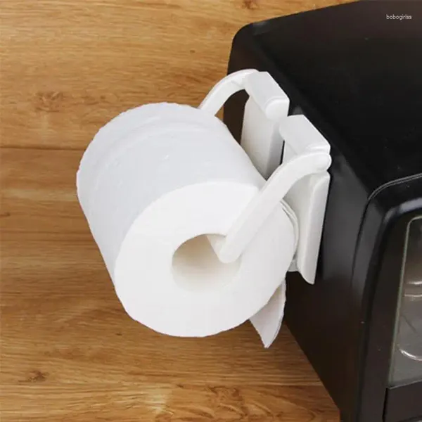 Soporte de papel de almacenamiento de cocina Sticke Roll Roll Spice Ajustable Cuelga Medina Montada para toalla de baño