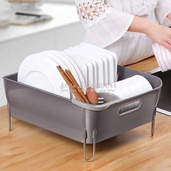 Rangement de vidange en plastique de stockage avec des jambes en acier inoxydable Couvoirs de table