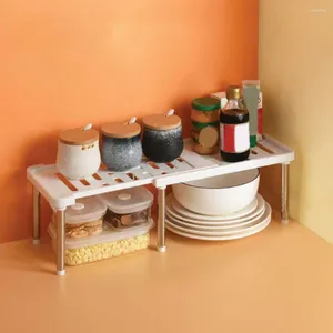 Stockage de cuisine Practical Armort Shelf espace économisation de rack extensible à extension durable multifonctionnel