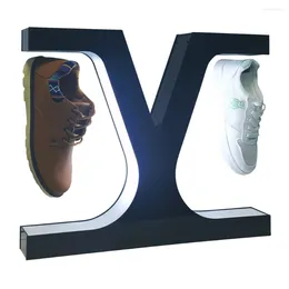 Keukenopslagproduct Zwevende display Magnetische drijvende acryl sneakerrekken Schoen