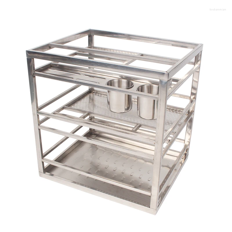 Выдвижная корзина для хранения на кухне, ящик, тип 304, шкаф для приправ из нержавеющей стали, демпфирующая буферная направляющая