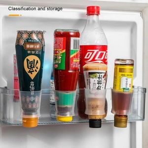 Boîte de réfrigérateur de rangement de cuisine Classifiée des articles sur les matériaux muraux Supplies d'assaisonnement.