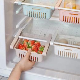 Cuisine Storage Réfrigérateur Aliments Drauteur frais Tiroir Conteneur en plastique Attache des œufs de fruits accessoires