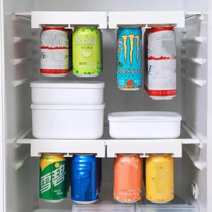 Réfrigérateur de rangement de cuisine suspendue à boisson à double rangée à double rangée de bière en conserve