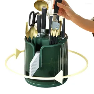 Keukenopslag roterende kookgereihouder multifunctioneel gereedschap containerrek voor lepels eetstokjes accessoires