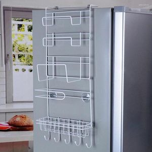 Rangement de cuisine S!!! Étagère de congélateur sur porte, organisateur d'épices pour la maison, support de garde-manger, vente en gros