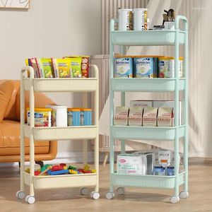 Cuisine Storage Sh Aoliviya Trolley Trolley Salle Salle Sallf Multi-couche Floor Toilet Mobile Mobile Rack de chevet étroit en gros