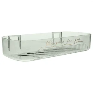 Support de rangement de cuisine pour Gel douche, organisateur mural sans poinçon, support de vidange de salle de bains, étagères