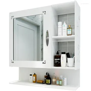 Rangement de cuisine, petite unité, étagère sans Perforation, miroir de salle de bain, armoire de lavage, mur de comptoir