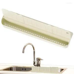 Protection contre les éclaboussures de rangement de cuisine pour évier 2 en 1, protecteur de bord de vaisselle, imperméable et antidérapant avec