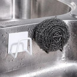 Rangement de cuisine en acier inoxydable rack draine supermarché Crochet câble évier de balle perfororation