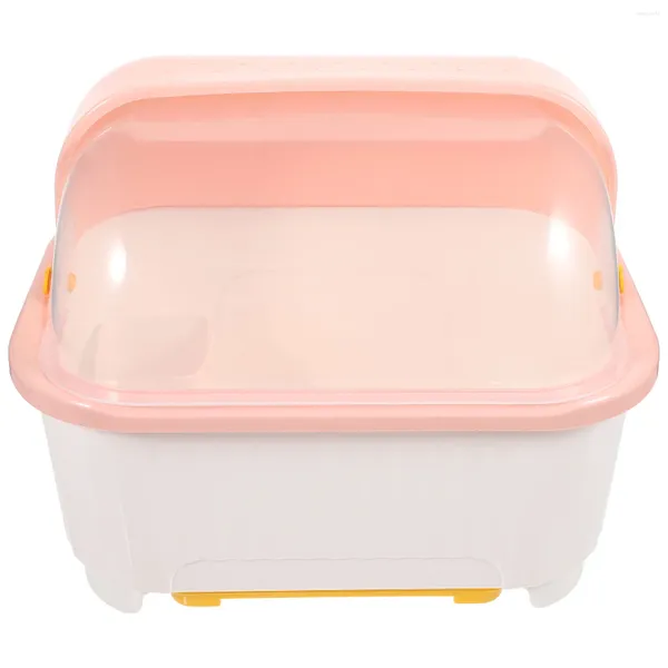 Boîte de table de rangement de cuisine Bouteille de séchage de séchage porte-plat en plastique pour armoire