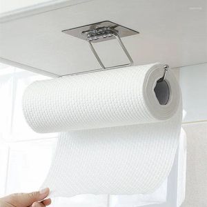Porte de toilette de rangement de cuisine Rack de tissus de salle de bain suspension de serviette à rouleau de serviette à domicile