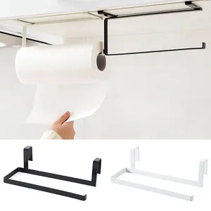 Keukenopslag Toilet Zelfklevende rol Holder Stand Organisator Rack Kast Papieren handdoek Tissue Hanger Badkamer