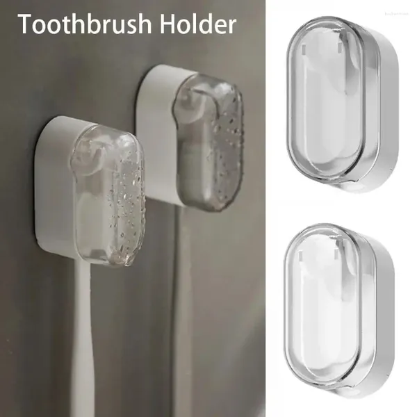 Porte-brosse à dents de rangement de cuisine pour la maison étagère de conception élégante à la poussière.