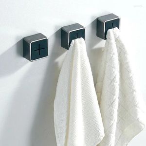 Porte-serviettes de rangement de cuisine, porte-serviettes adhésif, outils de nettoyage, crochet, pince à serviettes