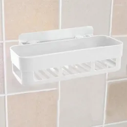 Rangement de cuisine utilisation polyvalente sans perçage support au design élégant étagère de salle de bain murale solution d'organisation gain de place sans trace